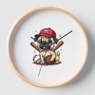 Baseball Player Coach Pug Dog Lover Pug Mom