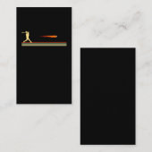 Baseball Player Daugher Funny Softball Batter Girl Visitekaartje (Voorkant / Achterkant)