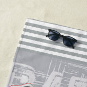 Baseball Player Design Beach Towel Strandlaken (In situ)