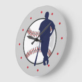 Baseball Player Diamond Marker Grote Klok (Hoek)