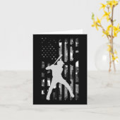 Baseball Player Gifts Tiener Boys Man Amerikaanse Kaart (Gele Bloem)