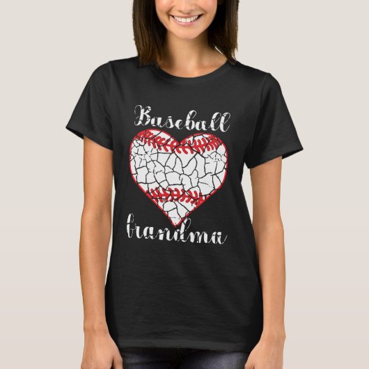 Baseball Player Grandmother Baseball Grandma T-shirt (Voorkant)