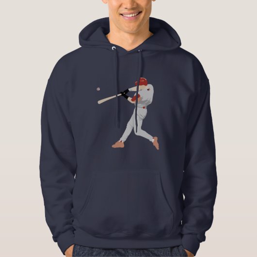 Baseball Player Hoodie (Voorkant)