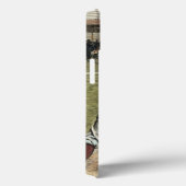 Baseball Player is op de tweede basis uitgevallen Case-Mate iPhone Case (Achterkant / Rechts)