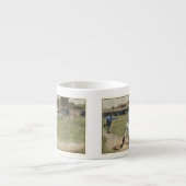 Baseball Player is op de tweede basis uitgevallen Espresso Kop (Voorkant)