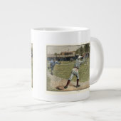 Baseball Player is op de tweede basis uitgevallen Grote Koffiekop (Voorkant rechts)