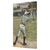 Baseball Player is op de tweede basis uitgevallen Klembord (Links)