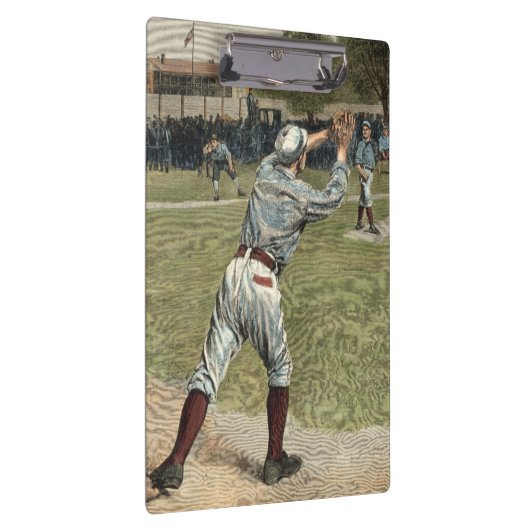 Baseball Player is op de tweede basis uitgevallen Klembord (Rechts)