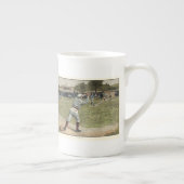 Baseball Player is op de tweede basis uitgevallen Porselein Kop (Rechts)