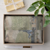 Baseball Player is op de tweede basis uitgevallen Tissuepapier (Geschenk)