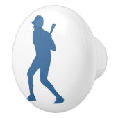 BASEBALL PLAYER KERAMISCHE KNOP (Rechts)