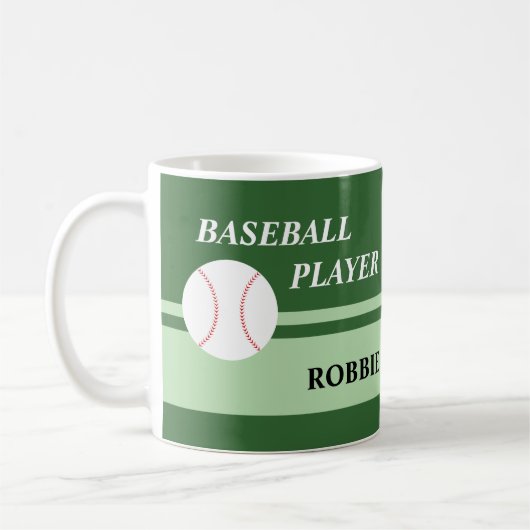 Baseball Player Koffiemok (Links)