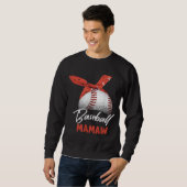 Baseball Player Mamaw Moederdag Gift Trui (Voorkant volledig)