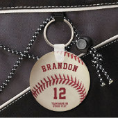 Baseball Player Name Number (persoonlijk) Sleutelhanger