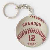  Baseball Player Name Number (persoonlijk) Sleutelhanger (Voorkant)