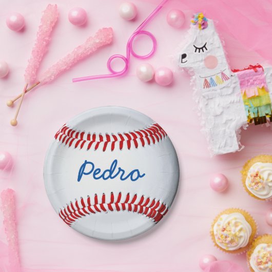 Baseball Player Name Signature Personated Papieren Bordje (Feest)