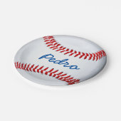 Baseball Player Name Signature Personated Papieren Bordje (Gekanteld)