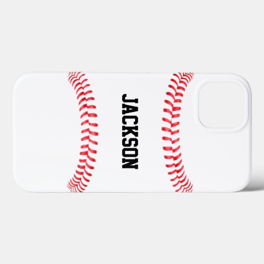 Baseball Player Name, Team Name of Text Custom Case-Mate iPhone Case (Achterkant (horizontaal))