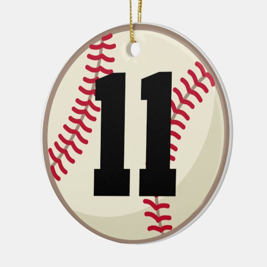 Baseball Player Number 11 Ornament (Links)