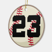 Baseball Player Number 23 Ornament (Links)