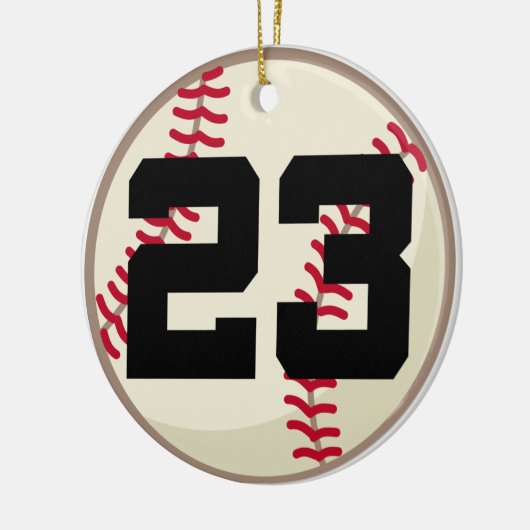 Baseball Player Number 23 Ornament (Links)