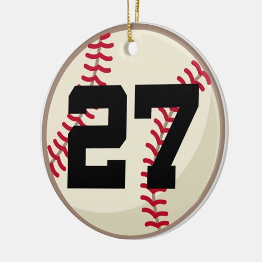 Baseball Player Number 27 Ornament (Links)