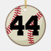 Baseball Player Number 44 Ornament (Voorkant)