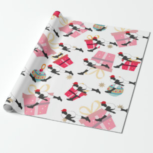 Baseball Player op kerstcadeau Cadeaupapier