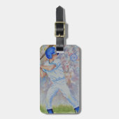 Baseball Player PERSONALIZED Bagagelabel (Voorkant verticaal)