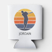 Baseball Player Persoonlijk Blikjeskoeler (Achterkant)