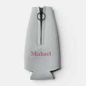 Baseball Player Persoonlijk Flesjeskoeler (Achterkant)