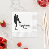 Baseball Player Persoonlijke verjaardag Servetten (Insitu)