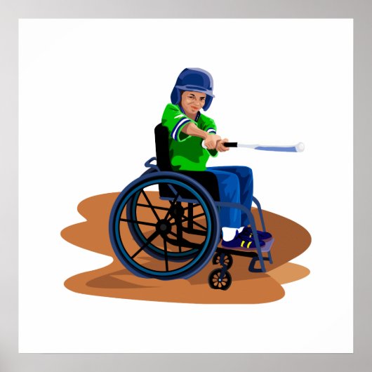 Baseball Player Poster (Voorkant)