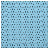 Baseball Player Silhouettes Mini CUSTOM BG COLOR Stof (Swatch)