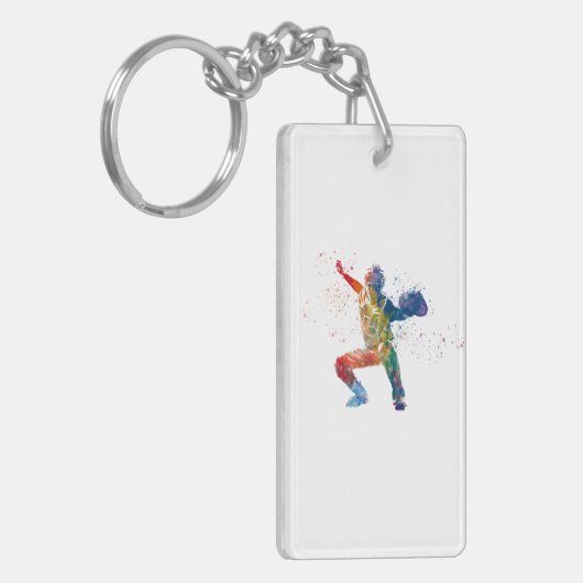 baseball player sleutelhanger (Voorkant Links)