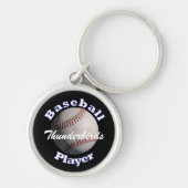 Baseball Player Sleutelhanger (Voorkant)