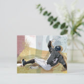 Baseball Player Slik 2 Briefkaart (Staand voorkant)