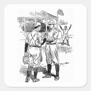  Baseball Player Sticker Set