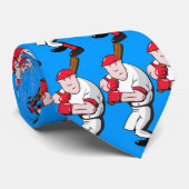 Baseball Player Stropdas (Opgerold)