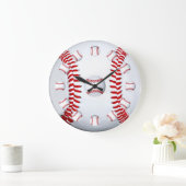 Baseball Player Team Sports Fan Gift Idee Grote Klok (Huis)