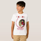 Baseball Player, Team Support Little Kinder League T-shirt (Voorkant volledig)