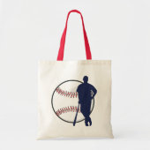 Baseball Player Tote Bag (Voorkant)