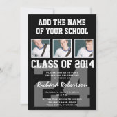 Baseball Player's Afstuderen Class of 2014 Varsity Kaart (Voorkant)