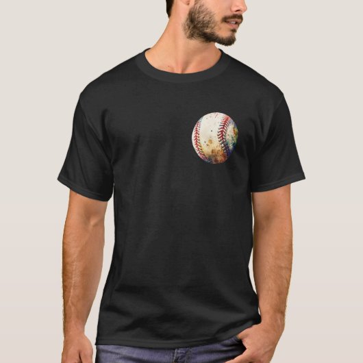 Baseball Pocket Mom Baseball  Women Baseball Game  T-shirt (Voorkant)