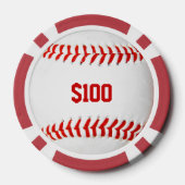 Baseball Poker Chip (Achterkant)