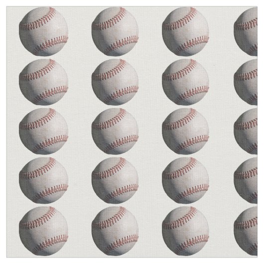 Baseball Polkadot Stof (Close Up)