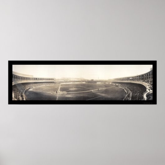 Baseball Polo Grounds Foto 1910 Poster (Voorkant)