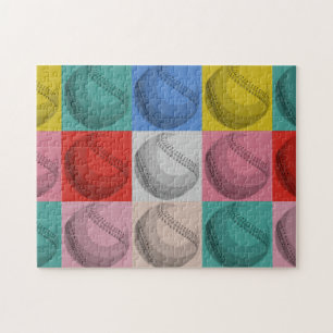 Baseball Pop Art - Populaire sport Legpuzzel