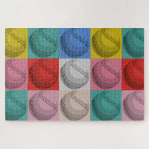 Baseball Pop Art - Populaire sport Legpuzzel