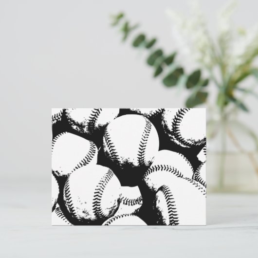 Baseball Pop Art - Sport Baseball - ballen Briefkaart (Staand voorkant)